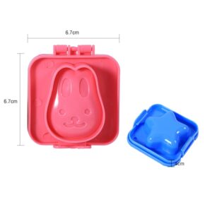 6pcs egg mold rice mold sushi mold kids lunch accessories onigiri mold cake mold hard boiled egg mold egg shaper Bath bomb mold