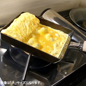 リバーライト(Riverlight) River Light Egg Grill, Iron Frying Pan, Kyoku, Japan, Small, Induction Compatible, Made in Japan