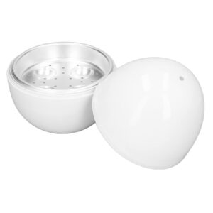 Egg Cookers, Egg Cooker for Microwave, Hard Boiled Egg Cooker 4 Eggs Capacity Compact Design ABS Material Egg Shape Microwave Function Egg Boiler