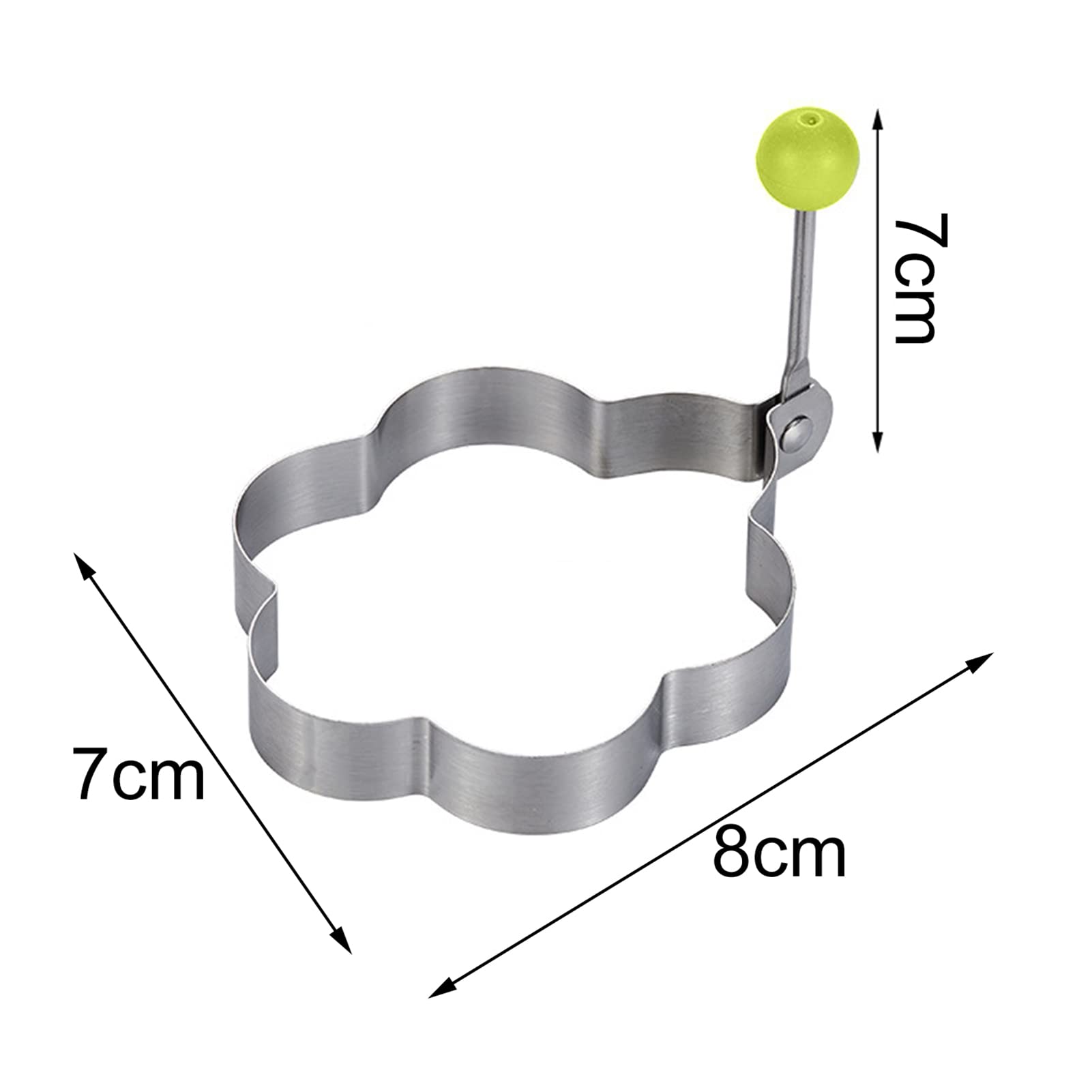 Fried Egg Mold, Stainless Steel Heart Shape Egg Shaper Pancake Mold Ring, Creative Star Shape Omelette Ring Cooking Tools Hearts