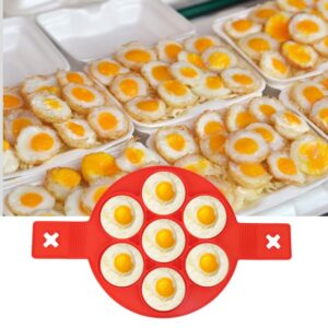 Mini Pancakes, 2Pcs Reusable Silicone Non Stick Pancake Maker Egg Ring Quickly Cake for Save Valuable Time