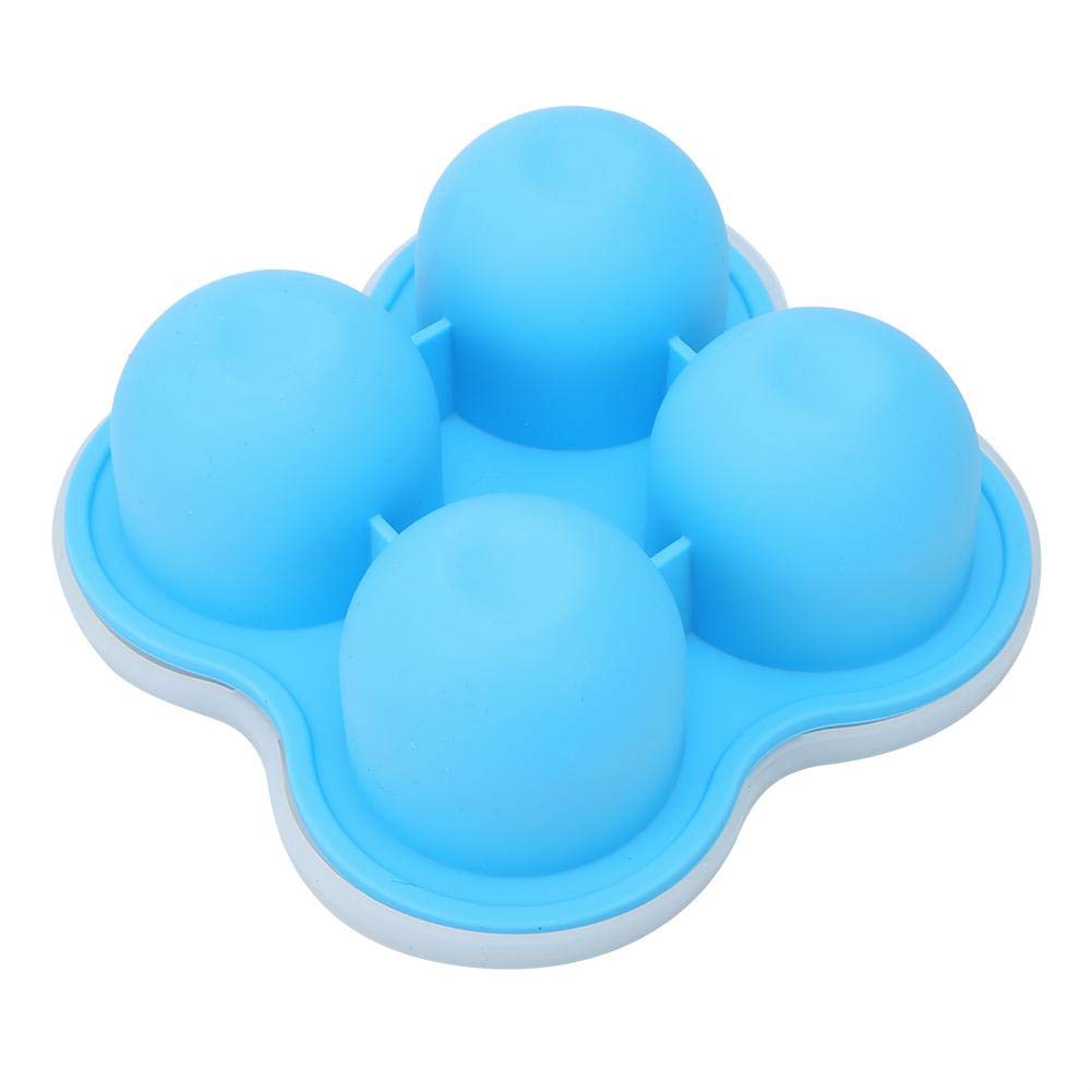 4 Holes Egg Steamer Food Grade Silicone no BPA Egg Steaming Tray Cooking Tool for Kitchen Use Heat Resistant 450 Blue