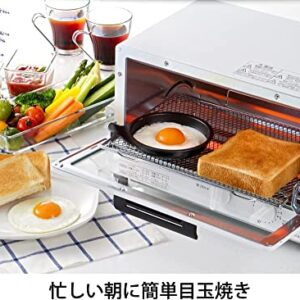 Takagi Metal FW-MP Fried Egg Plate, for Toaster Oven, Fluorine W Coat, Made in Japan, Dual Plus