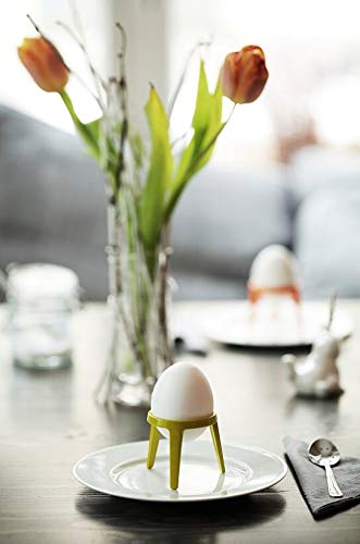 Brainstream Rocket Tripod Egg Cup Gift Set, 2-Piece, Silver