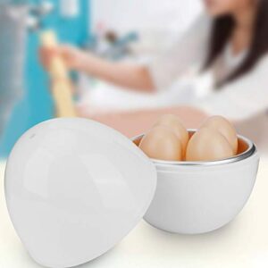 Microwave Steamer for 4 Eggs and Electric Egg Boiler Quick and Poacher,Egg Boiler, Egg Molds for Home Kitchen Utensils Kitchen Accessory