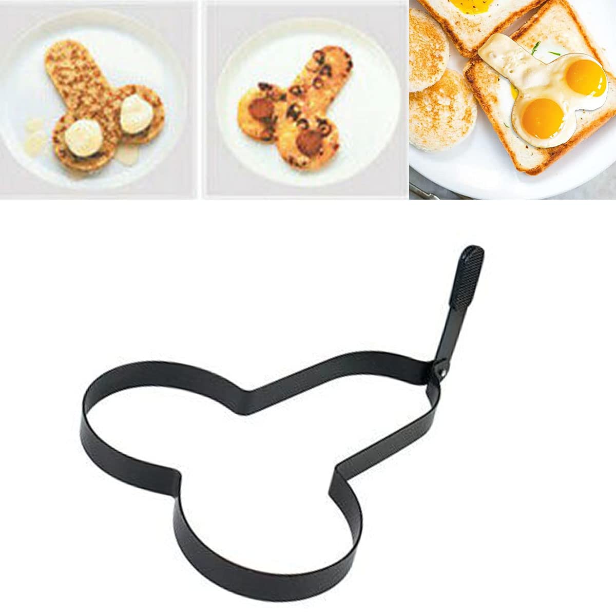 Funny Rooster Omelet Molds, Home Kitchen Spoof Omelet Fun Molds, Breakfast Omelet Molds, Egg Pancake Ring Cooking Tools, Diy Kitchen Accessories, Gadgets, Egg Fry Molds (??)