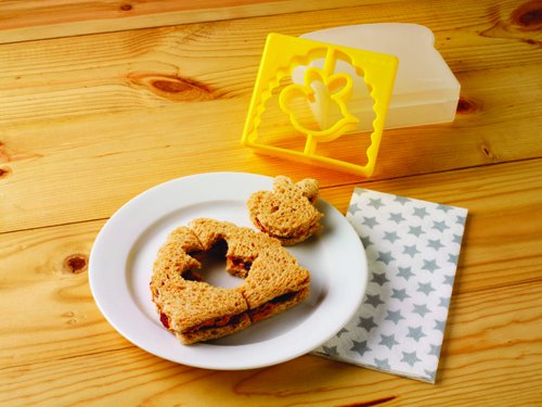 Tovolo Bee & Hive Sandwich Shaper, Kid-Friendly, Dishwasher Safe