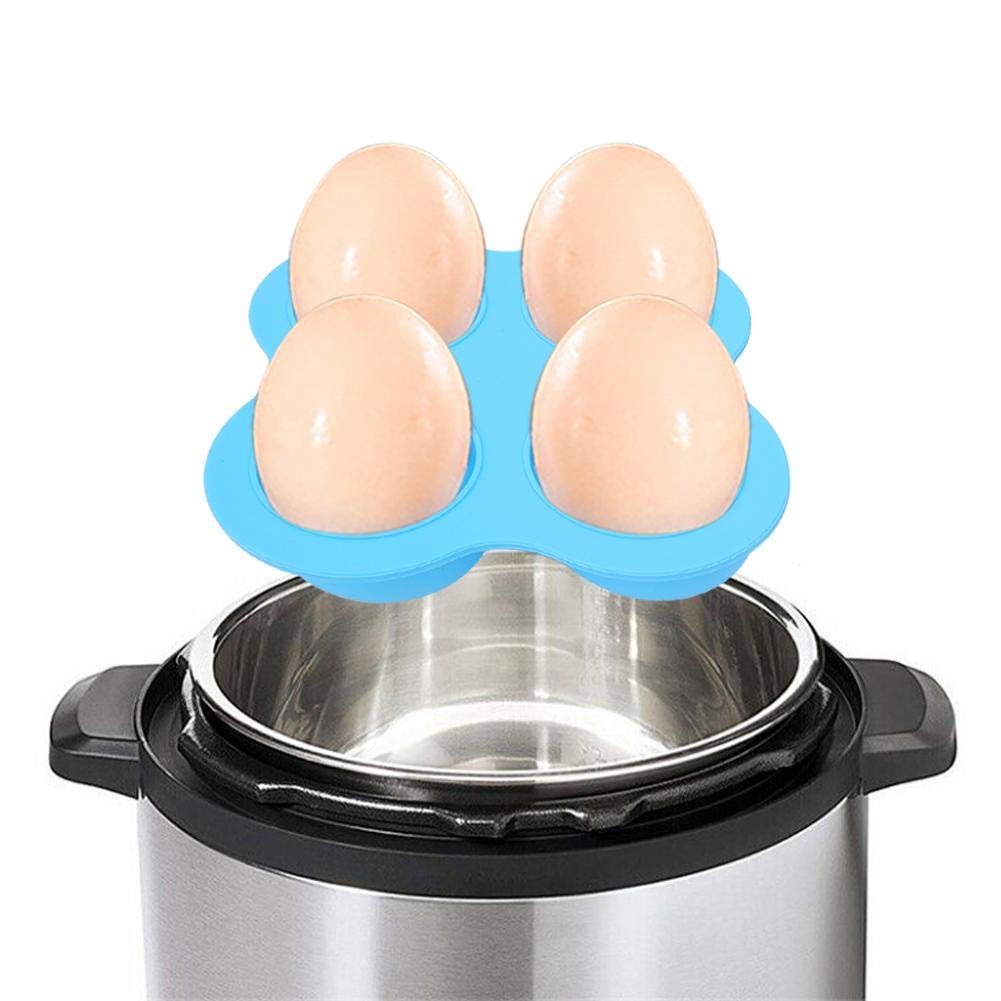 01 Egg Bite Mold, Silicone Egg Steamer, Four Holes Convenient for Home Pressure Cookers Kitchen Restaurant