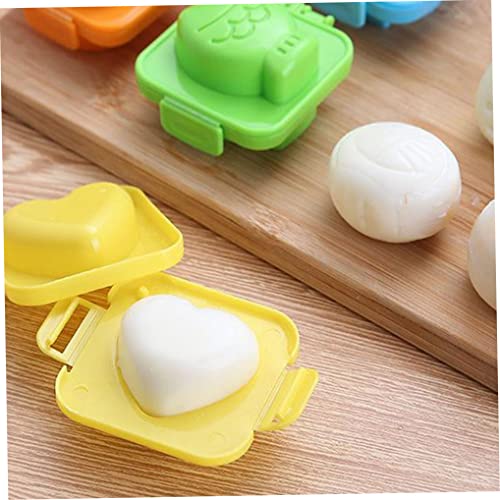 Boiled Egg Mold 3D Cartoon Plastic Egg Shaper Bento Maker DIY Tools Accessories-Cooking DIY Tools 6PCS Boiled Egg Mold,Cartoon Egg Ring Mould,3D Boiled Egg Mold,Plastic Egg Shaper