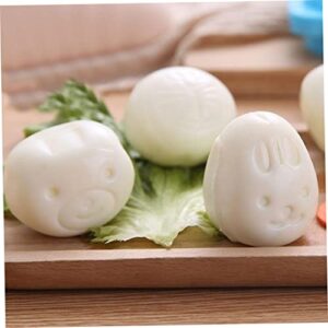 Boiled Egg Mold 3D Cartoon Plastic Egg Shaper Bento Maker DIY Tools Accessories-Cooking DIY Tools 6PCS Boiled Egg Mold,Cartoon Egg Ring Mould,3D Boiled Egg Mold,Plastic Egg Shaper