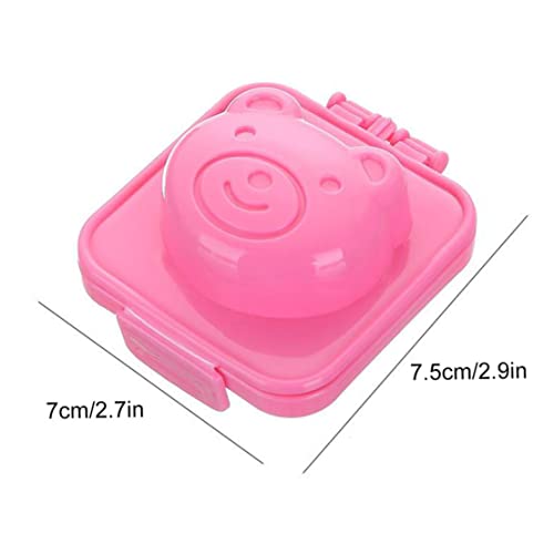 Boiled Egg Mold 3D Cartoon Plastic Egg Shaper Bento Maker DIY Tools Accessories-Cooking DIY Tools 6PCS Boiled Egg Mold,Cartoon Egg Ring Mould,3D Boiled Egg Mold,Plastic Egg Shaper