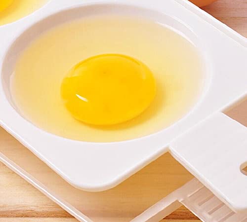 WOIWO 1 PCS Interesting Kitchen Breakfast Supplies Portable Egg Boiler DIY Mold Microwave Egg Steamer Can Cook 2 Eggs at A Time