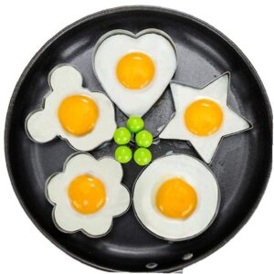 1set kitchen stainless steel fried egg pancake shaper omelette mold mould frying egg cooking tools
