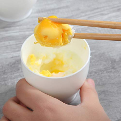 UPKOCH 2pcs Microwave Egg Cooker Mini Cup Steamed Scrambled Egg Poacher Omlette Maker for Instant Breakfast Home Kitchen Stove Top Microwave