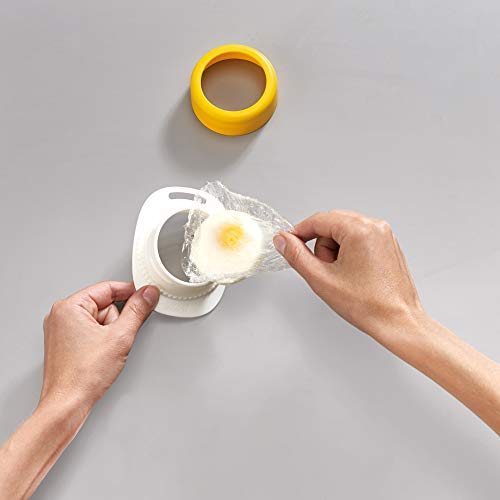 Joseph Joseph Poach-Pro Egg Poacher Mess-Free Tool, 2-pack,Yellow