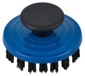 le creuset nylon cast iron grill pan brush, 3 1/4 inches, marseille