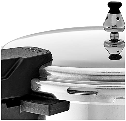 Mirro - 7114000221 Mirro 92122A Polished Aluminum 5 / 10 / 15-PSI Pressure Cooker / Canner Cookware, 22-Quart, Silver