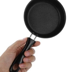 FveBzem Nonstick Frying Pan Round Egg Pan One Egg Fry Pan Egg Pancake Maker Omelet Mini Dishwasher Safe Cookware Small Egg Skillet, PFOA Free, 4.72 Inch(12cm)