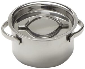 american metalcraft mpl4 stainless steel mini pot with lid, 4 oz.