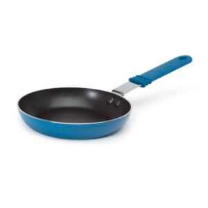 ecolution kitchen extras 5-1/2-inch fry pan, mini, blue