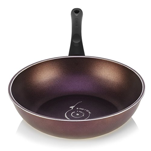 TECHEF - Art Pan 12" Wok/Stir-Fry Pan, Coated 5 times with Teflon Select Non-Stick Coating (PFOA Free) - 12 IN