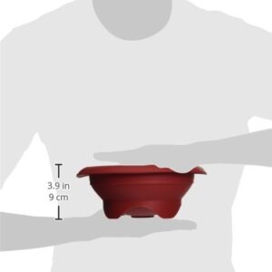 HIC Kitchen Rose Levy Beranbaum’s Baking Bowl Double Boiler, European-Grade Silicone, Red, 1.5-Quarts (6-Cups) Capacity