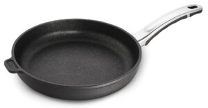 ozeri 100% made in germany and free of genx, pfbs, bisphenols, apeo, pfos, pfoa, nmp & nep professional series hand cast ceramic earth fry pan, 10-inch, black