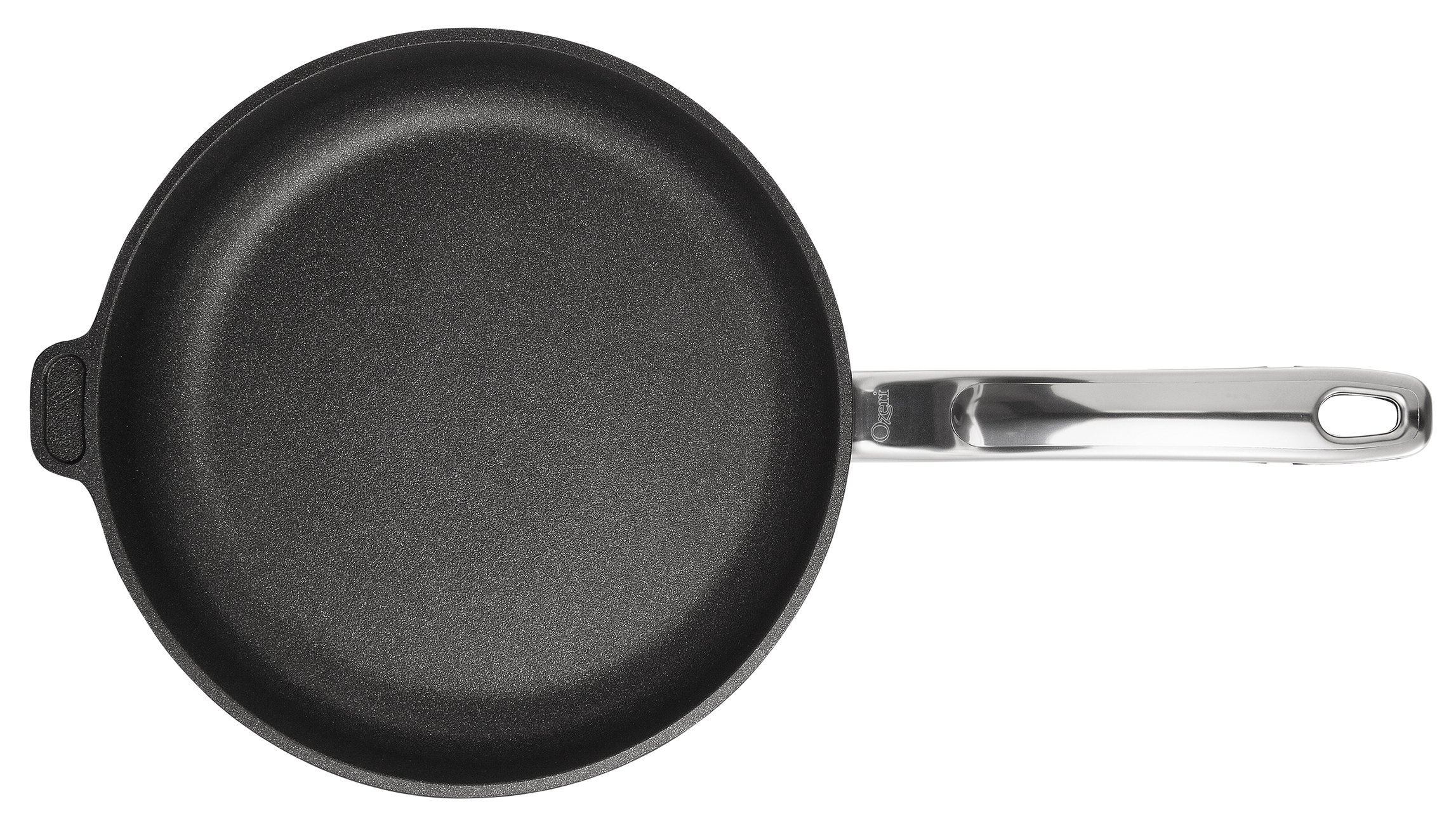 Ozeri 100% Made in Germany and Free of GenX, PFBS, Bisphenols, APEO, PFOS, PFOA, NMP & NEP Professional Series Hand Cast Ceramic Earth Fry Pan, 10-Inch, Black