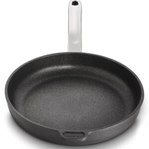 Ozeri 100% Made in Germany and Free of GenX, PFBS, Bisphenols, APEO, PFOS, PFOA, NMP & NEP Professional Series Hand Cast Ceramic Earth Fry Pan, 10-Inch, Black