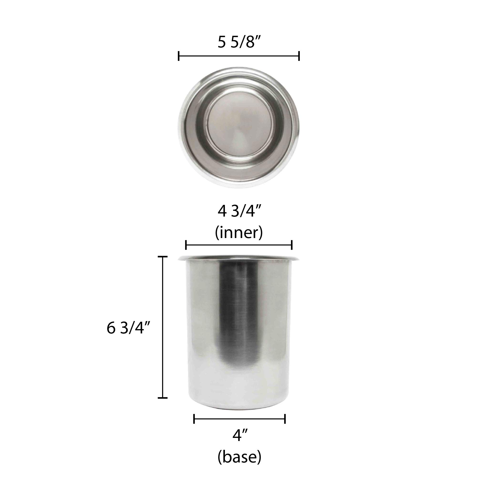 Excellante 2-Quart Stainless Steel Bain Marie Pot