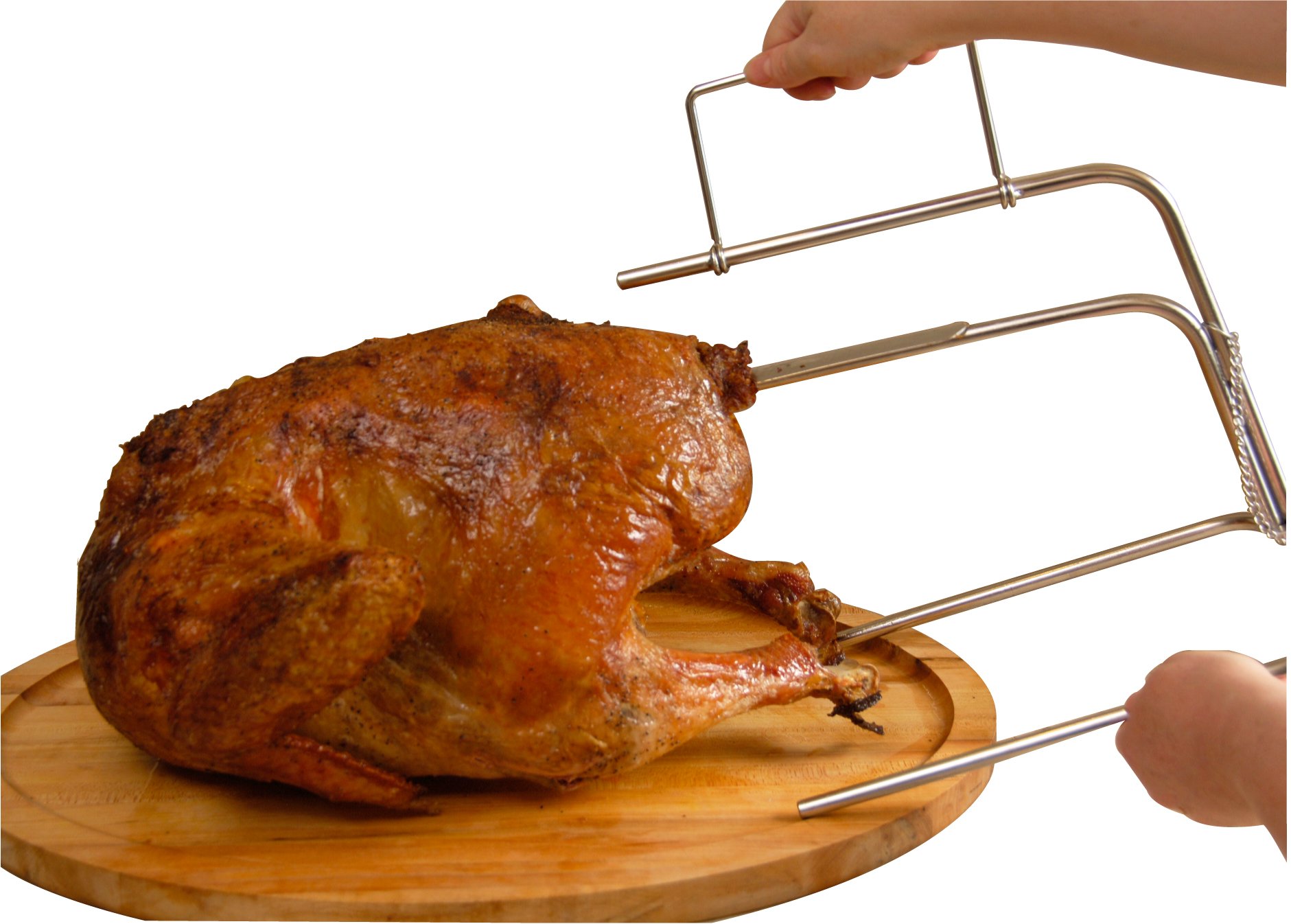 Camerons Turkey Roaster - Original Upside Down Turkey Dunrite Stainless Steel Cooker - Keeps Juices Inside Meat, Not Outside the Pan - Great for Cooking Roasts & Poultry Dinners - Barbecue Grill Gift