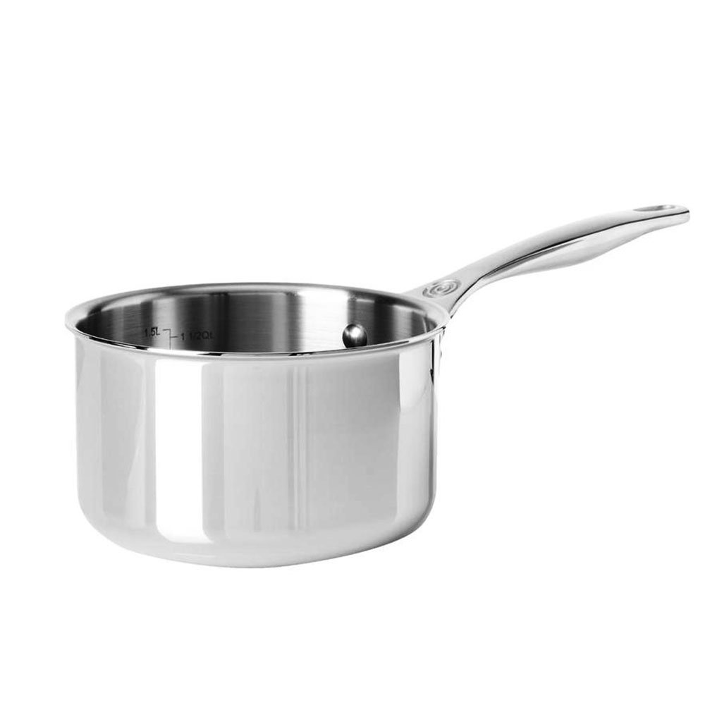 Le Creuset Tri-Ply Stainless Steel 2 Quart Saucepan