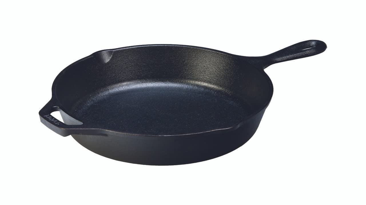 Lodge Cast Iron Serving Pot Cast Iron Double Dutch Oven, 5-Quart & L8SK3 10-1/4-Inch Pre-Seasoned Skillet