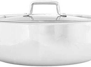 WINCO Tri-Ply Brazier, 12-quart, Silver