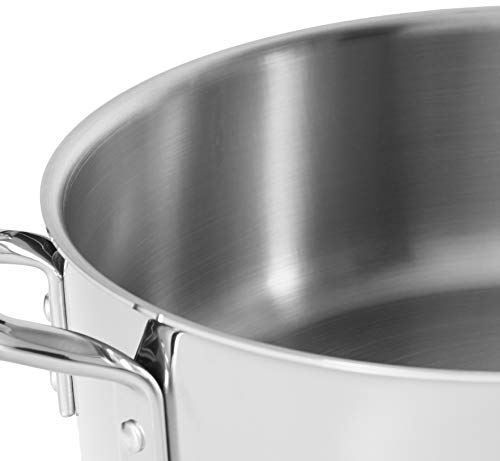 WINCO Tri-Ply Brazier, 12-quart, Silver