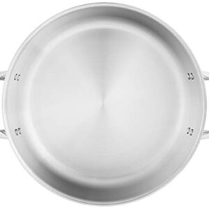 WINCO Tri-Ply Brazier, 12-quart, Silver