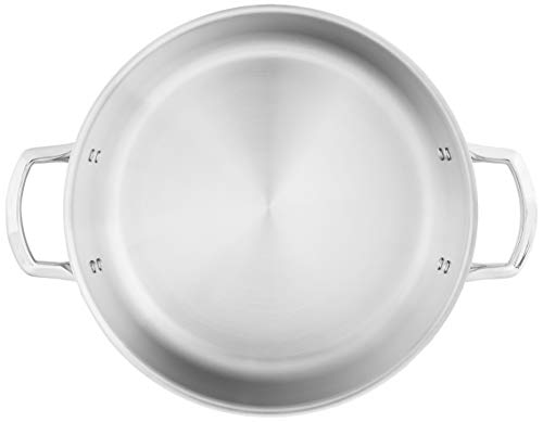 WINCO Tri-Ply Brazier, 12-quart, Silver