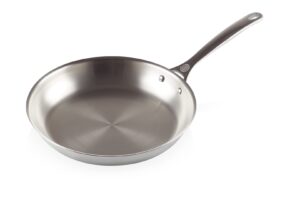le creuset tri-ply stainless steel 12" fry pan large