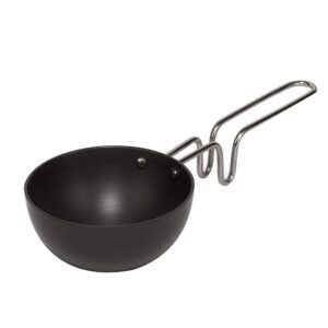 Non Stick Tadka Pan, Spice Roasting Pan/Vagharia with Long Handle, Non-stick Aluminium Tadka Frying Pan, Hard Anodized mini Fry Pan