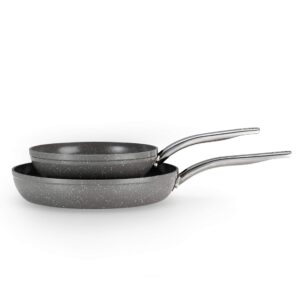 T-fal Endura Ceramic Nonstick Omelet Pan 8, 10.5 Inch, Oven Broiler Safe 500F, Cookware, Pots and Pans Grey