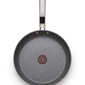 T-fal Endura Ceramic Nonstick Omelet Pan 8, 10.5 Inch, Oven Broiler Safe 500F, Cookware, Pots and Pans Grey