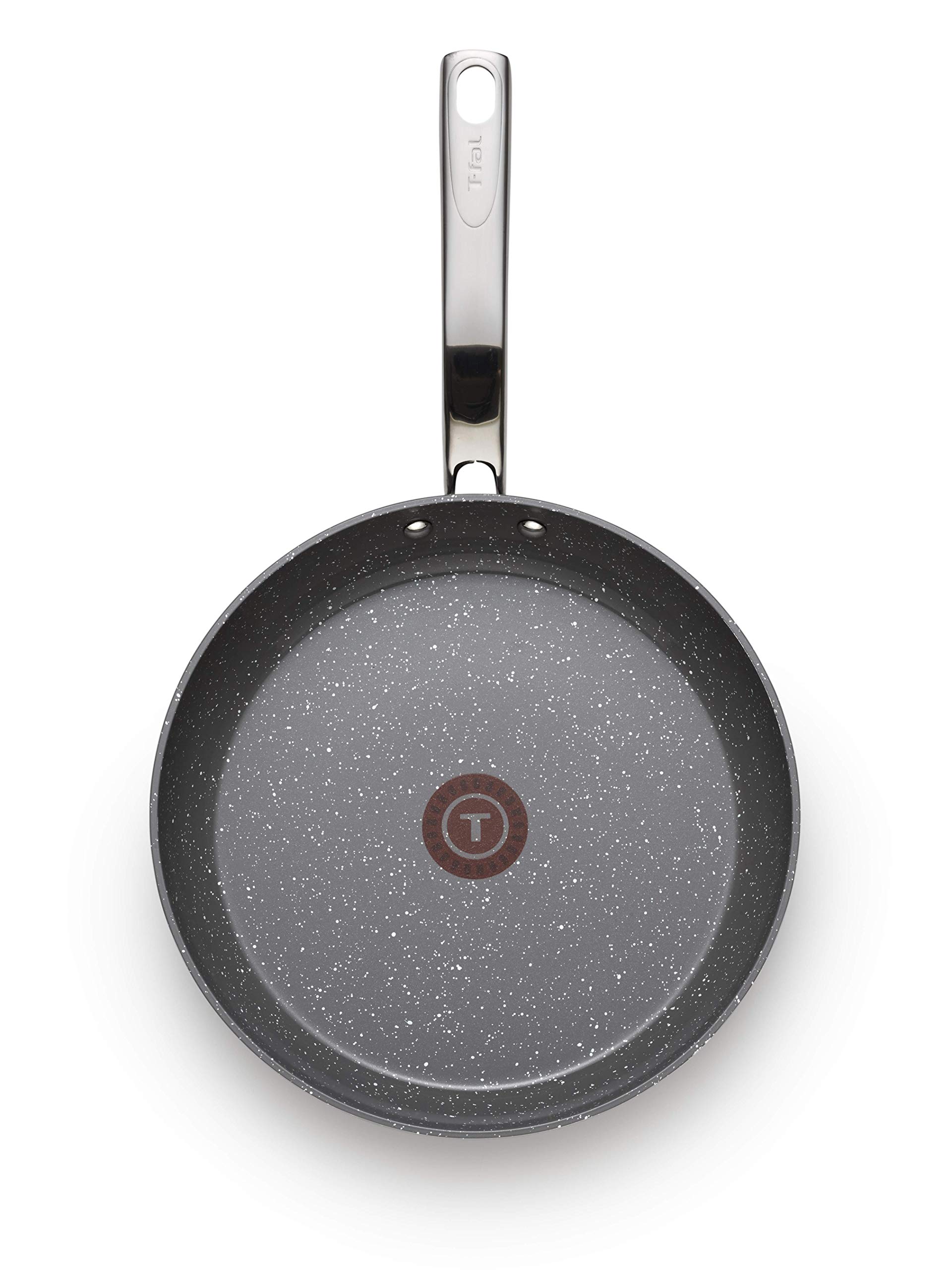 T-fal Endura Ceramic Nonstick Omelet Pan 8, 10.5 Inch, Oven Broiler Safe 500F, Cookware, Pots and Pans Grey