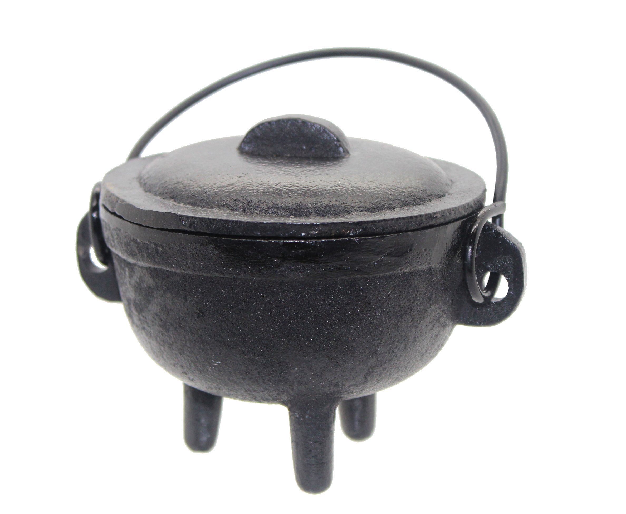 Govinda - Cast Iron Cauldron: 4 1/2" Diameter Plain