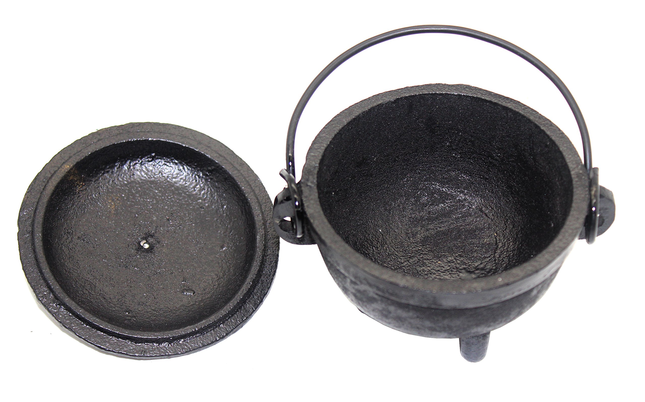 Govinda - Cast Iron Cauldron: 4 1/2" Diameter Plain