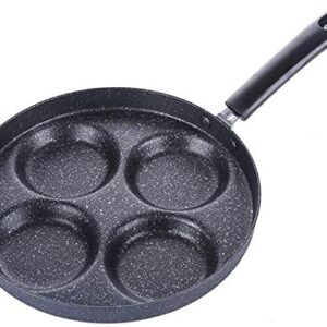 Lumpna 4-Cup Non-Stick Aluminium Frying Pan, Black, 24cm