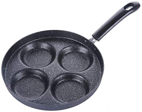 Lumpna 4-Cup Non-Stick Aluminium Frying Pan, Black, 24cm