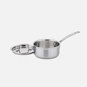 Cuisinart MultiClad Pro Stainless 6-Quart Saucepot with Cover & MultiClad Pro Stainless Steel 1-1/2-Quart Saucepan with Cover