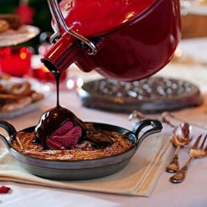 Staub 40509-895 Round Stackable Dish, Cherry, 7.9 inches (20 cm), Enameled Iron Gratin Dish