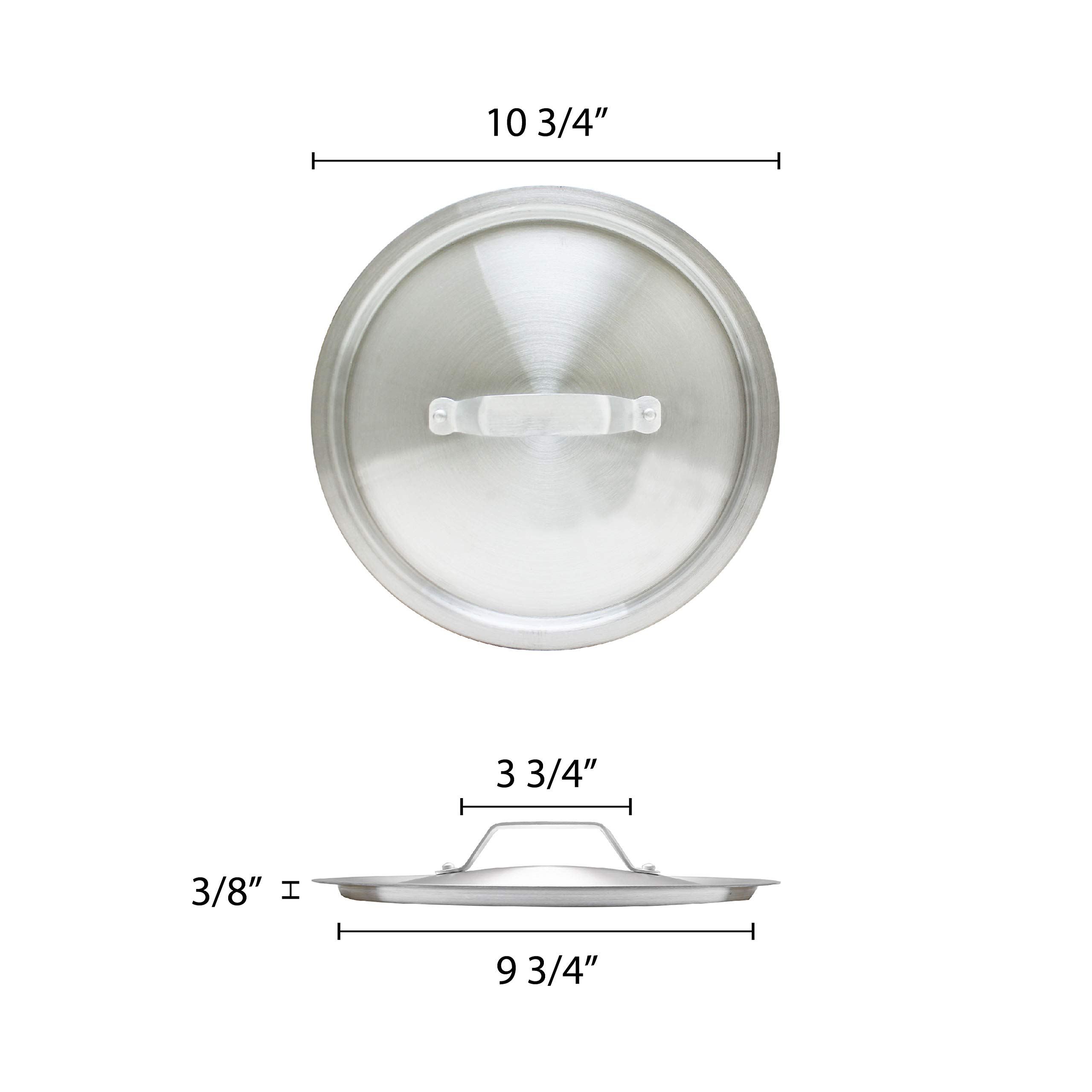 Thunder Group 5.5 Quart Aluminum Sauce Pan Lid