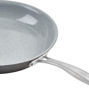 Trudeau Pure Ceramic Frying Pan, 8-Inch, Grey